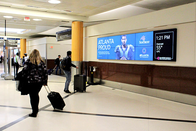 Atlanta Airport Suntrust Ad