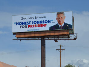 Johnson for President on digital, NM