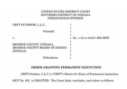 Federal Judge Says Local Variance Process is Too “Subjective, Vague”