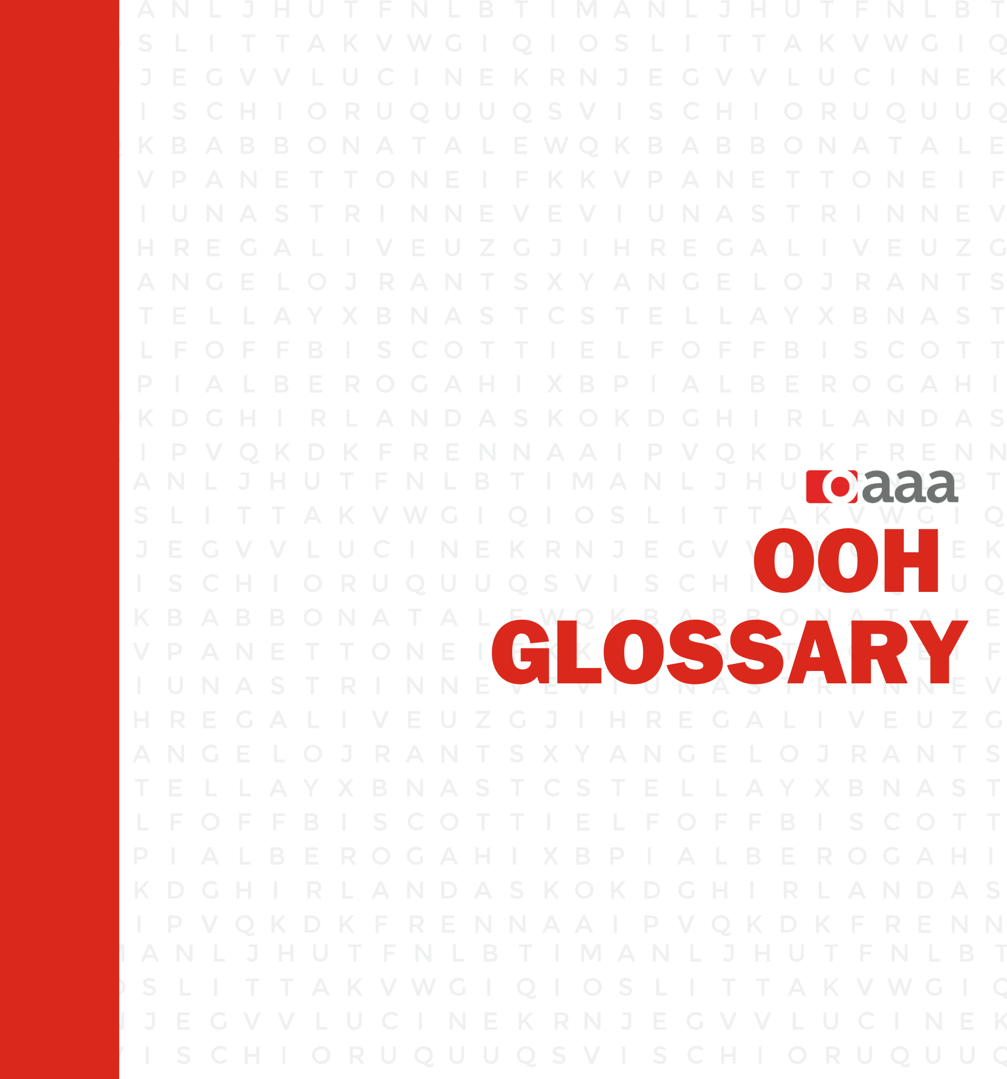 OOH Glossary of Terms