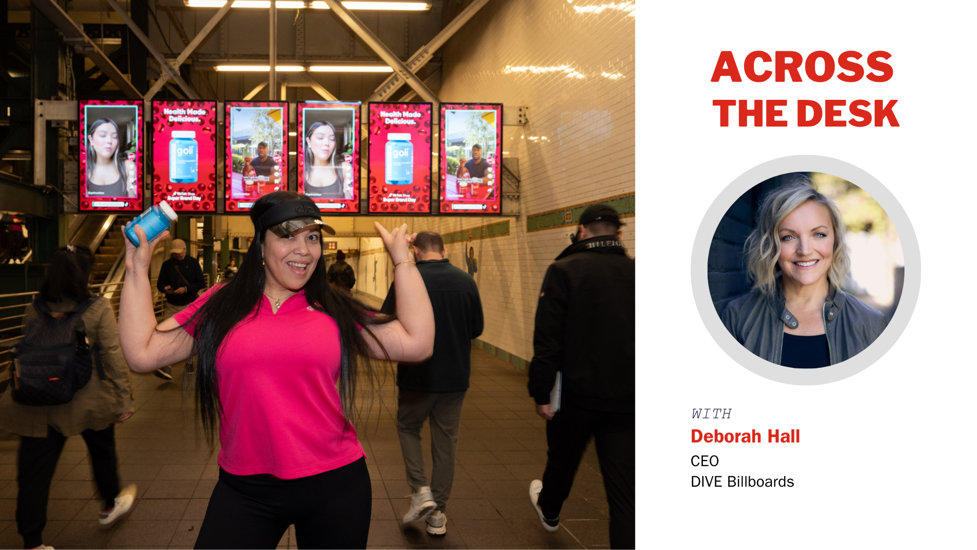 Across The Desk with DIVE Billboards’ Deborah Hall