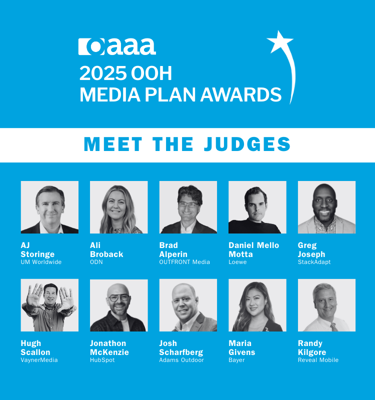OAAA Announces 2025 OOH Media Plan Awards Jury